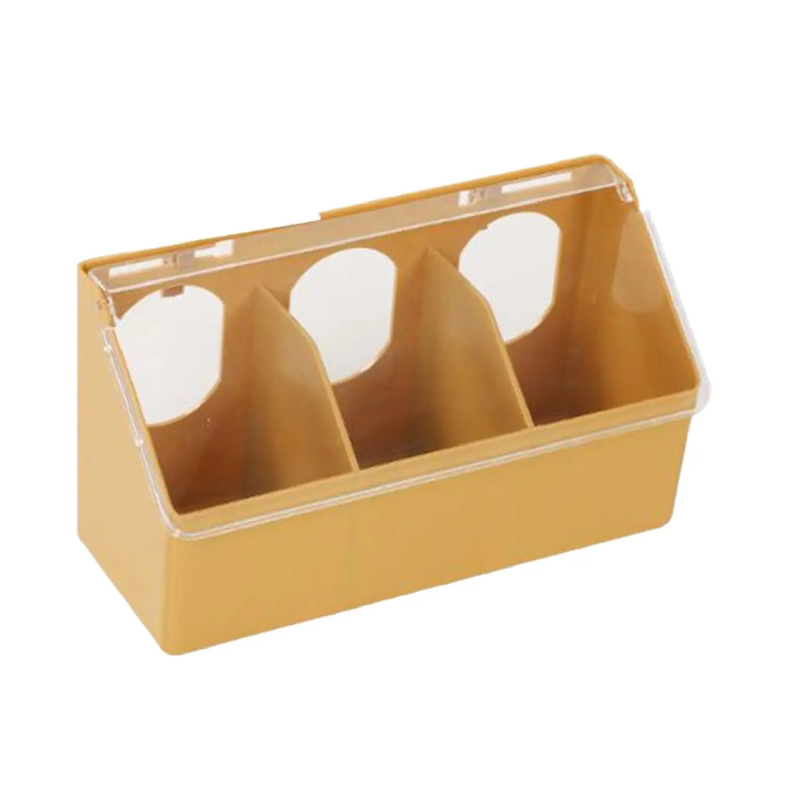 Pigeon Feeder Three Hole Hanging Cage Box for Bird Cage Breeding Pairing Parakeet