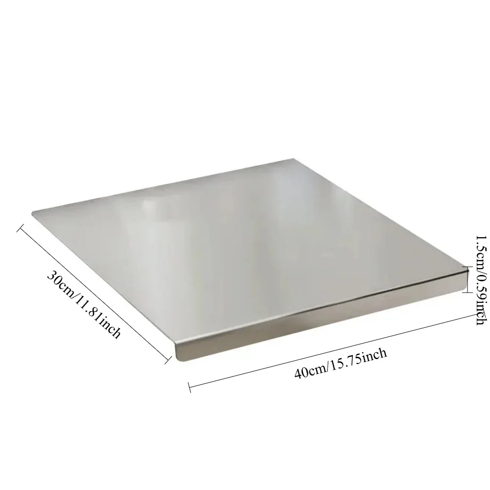 Kitchen Cutting Board Stainless Steel Kitchen Cutting Board Easy To Clean Double-sided Versatile For Handling Kitchen Vegetables