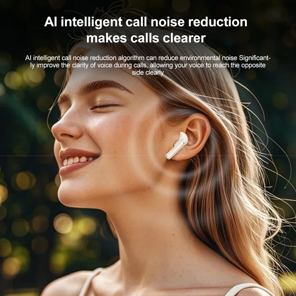 Wireless Headphones Bluetooth 5 4 Earphones Tws Mini Earbuds Led Display Gaming Headsets Hifi Stereo Noise Reduction Earphone, Alina Gadgets