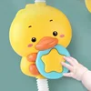 New Bathing Toy Baby Water Game Duck Model Faucet Shower Electric Sprinkler Swimming Bathroom Baby Toy 3