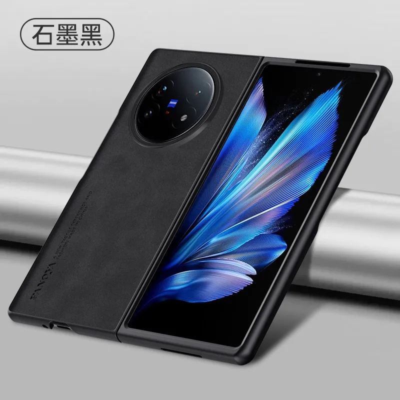Luxury Skinsheep Leather Soft Frame Phone Case with Matte Silicone Back Cover Bumper