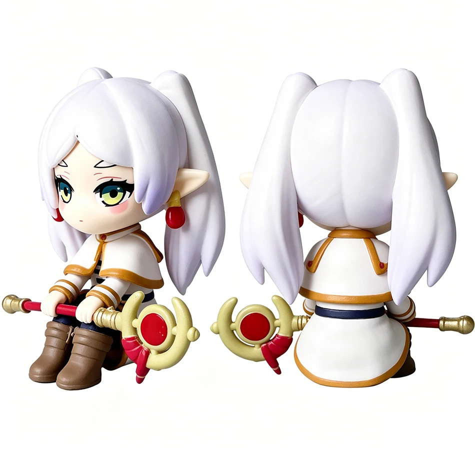 Chibi Frieren Collectible Figurine - Mini PVC Desk Decor Gift
