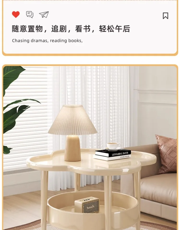 Living Room Sofa Side Cabine Unique Creativity Luxury High-end Feeling Small Coffee Table Bedroom Bedside Salontafel Столик