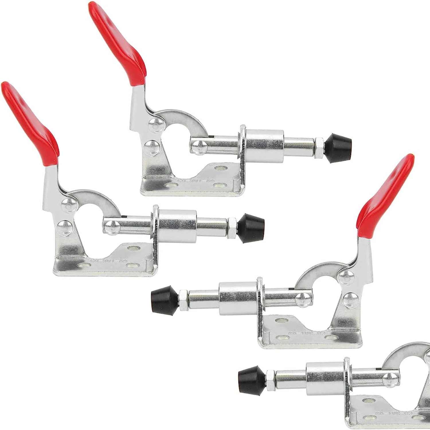 GH-301am Toggle Clamp Holding Latch 45kg 99Lbs Clamping Force Push-pull Clamps 16mm Plunger Stroke Hand Tool Vertical Type 1/5PCS toggle clamp