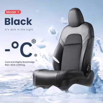 YZ For Tesla Model Y 3 2021-2023 Cooling Car Seat Cushion Summer Cool Blowing Ventilation Seat Covers Auto Seat Cooling Pad