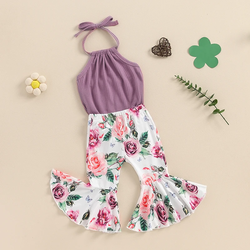 Baby Girls 3 Pieces Clothing Set Flared Split Pants , Knitwear Hooded Jacket