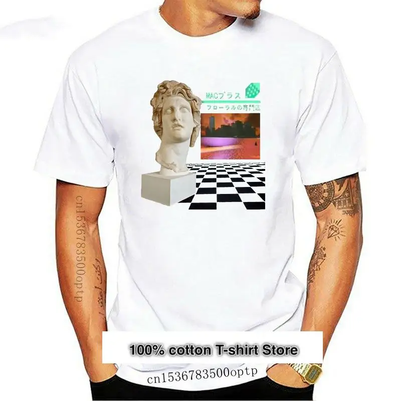 Camiseta Con Estampado Floral Shoppe-Macintosh Plus, Camisa Con Estampado Floral, Estetica Meme