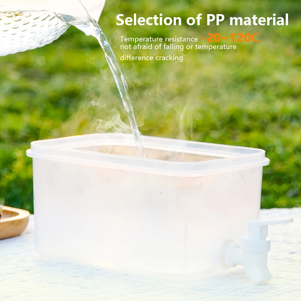 3.5/5/10L Cold Water Jug Large Capacity Cold Kettle with Faucet Refrigerator Beverage Dispenser Water Pitcher For Summer cold water pitcher fridge kettle beverage dispenser water storage container