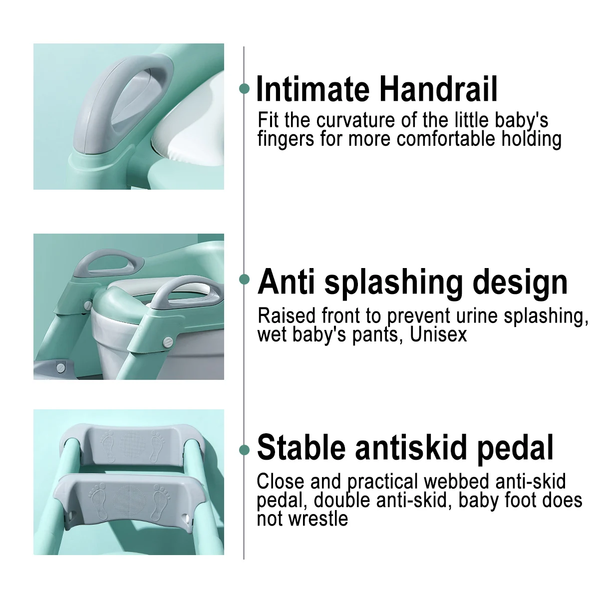 Модернизированное складное детское сиденье для горшка, писсуар, спинка, тренировочный стул с ступенчатой лестницей для малышей, безопасный...