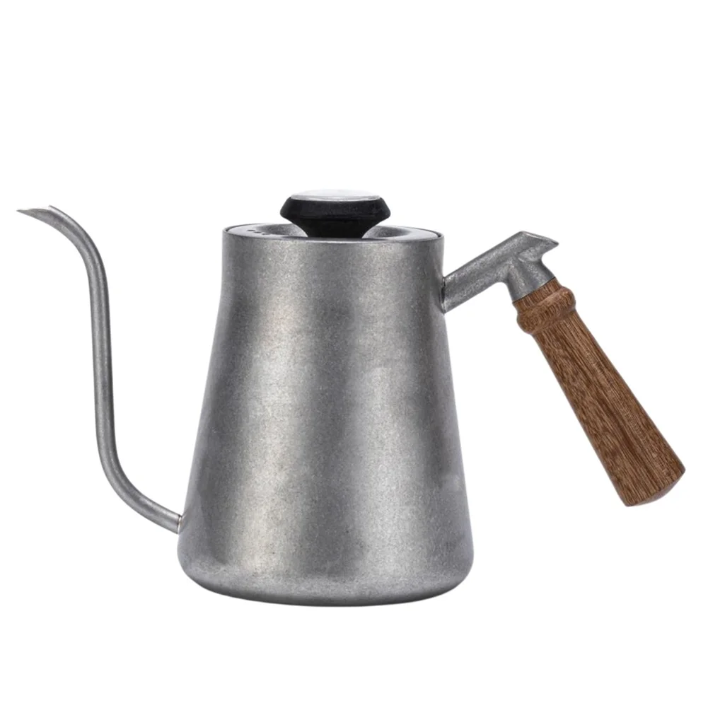 

600/850ml Stainless Steel Long Narrow Spout Coffee Pot Gooseneck Kettle Hand Drip Kettle Pour Over Coffee With Lid Thermometer