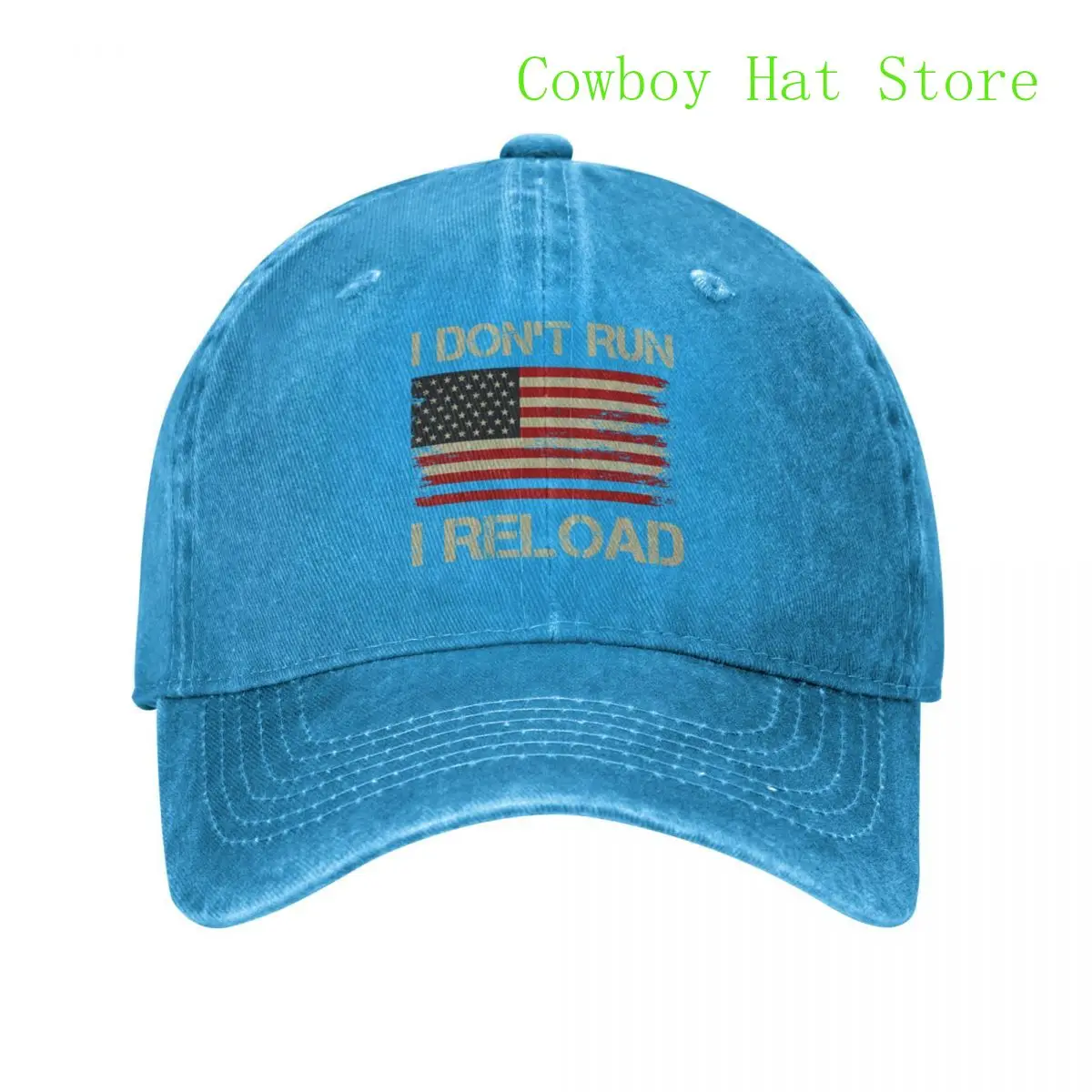 

Best i don't run i reload Baseball Cap Sun Hat For Children Fashion Beach Hats For Women Men'S