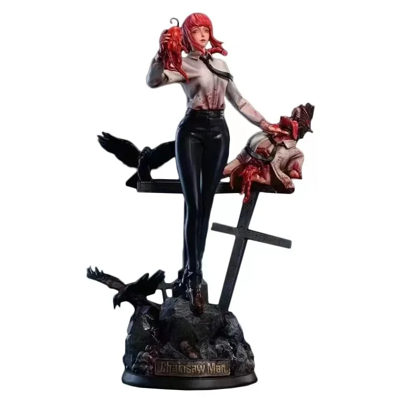 

Chainsaw Man Makima Anime Figures 34cm Denji Action Figurine Model Pvc Statue Desk Decorat Collection Kids Christmas Gifts Toys