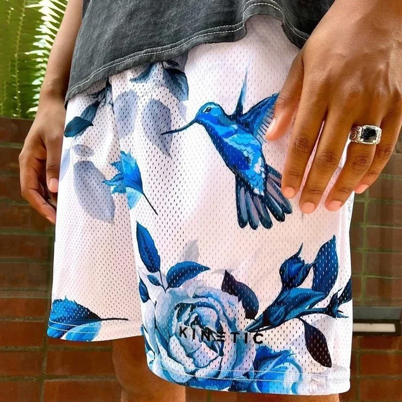 Summer New Couple Shorts Men Women Same Paragraph Sports Casual Mesh Shorts Quick Drying Breathable Outdoor Holiday Beach Pant