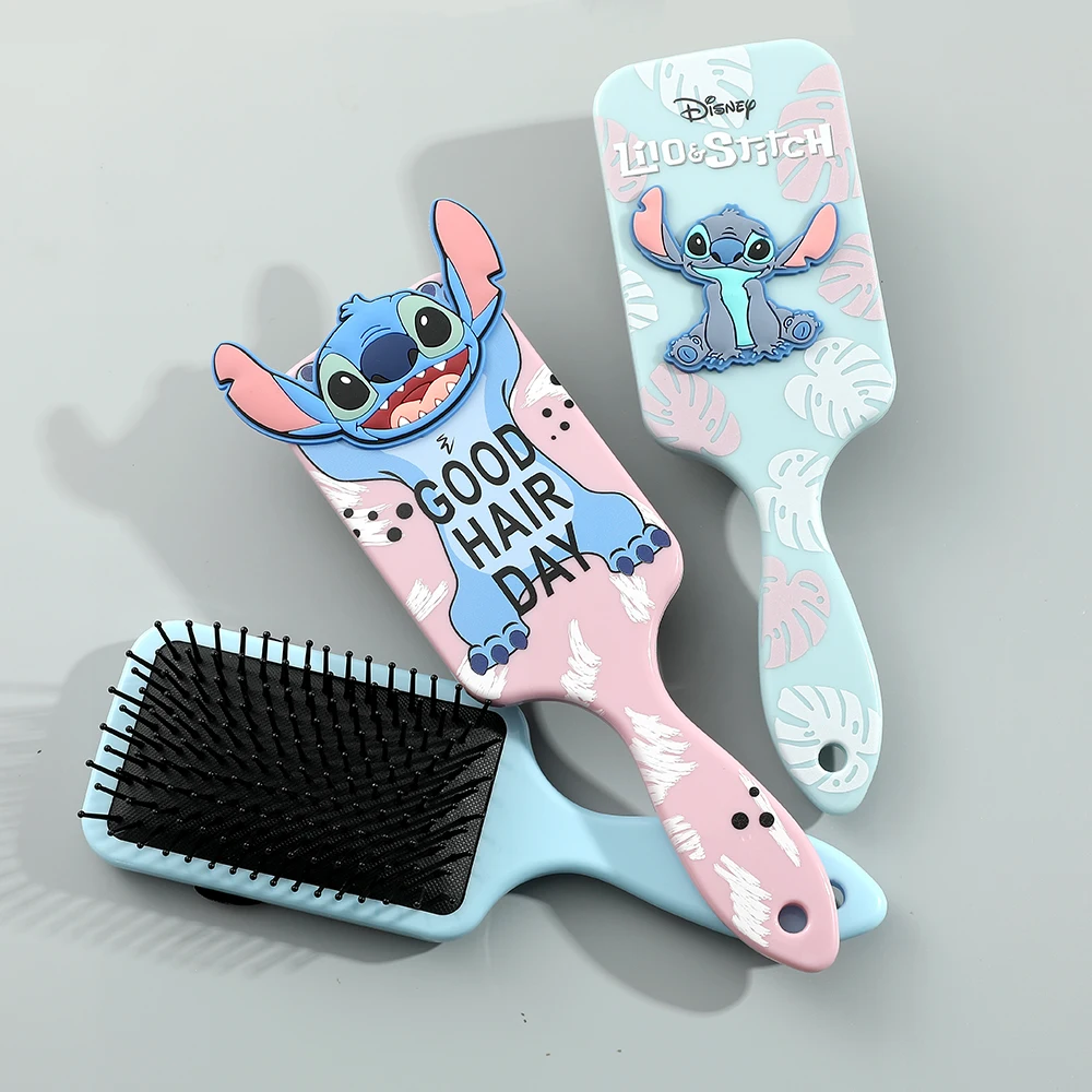 Disney peripheral hot sale 1pcs Stitch air cushion comb cartoon cute hair comb girl gift 3