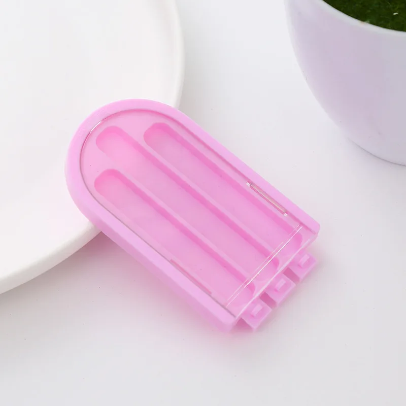 2pcs Candy Color ABS Sewing Needle Bottle Sewing Kit Organizer for Home Portable Durable Needle Storage Box for Needles Storage Box Sewing Kit
