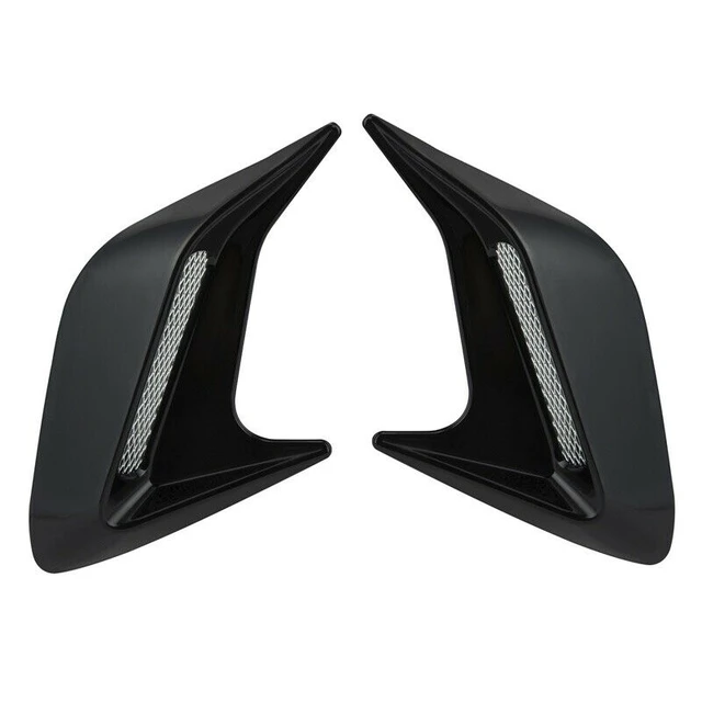 Dekorative Auto Haube Lufteinlass Spoiler Racing Intake Grille Trim ABS  Aufkleber Bonnet Vent Abdeckung Zubehör Änderung 1 Paar - AliExpress