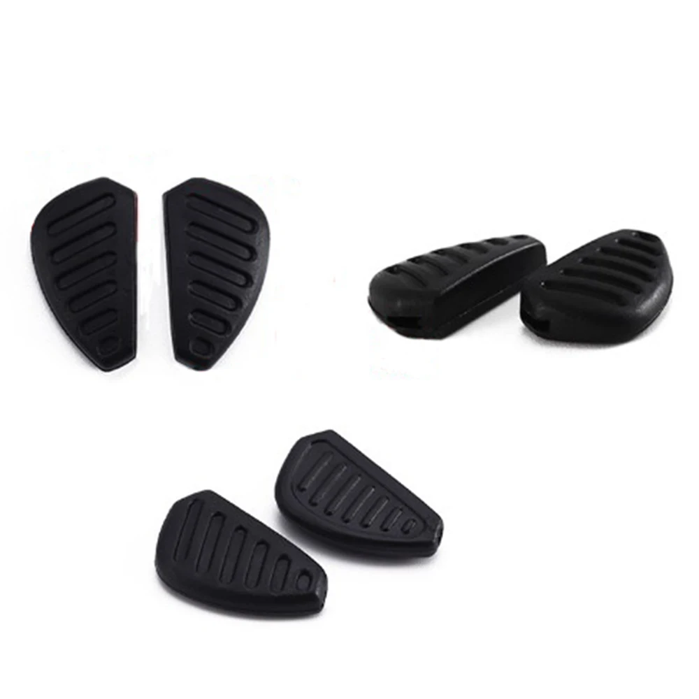 10pairs(20pcs) Black Anti Slip Silicone Nose Pads For Eyeglasses