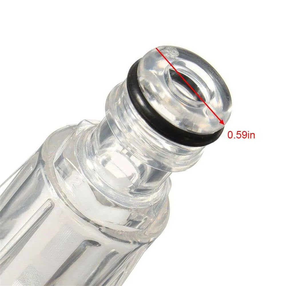 

2pcs/set 2.4*8 Cm Water Filter Connection New Car Clean Washer High Pressure Tool For Karcher Fit Any Pressure Washers