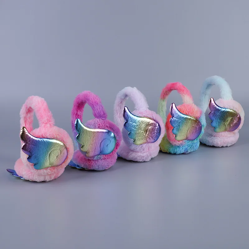 Earmuffs Warm Winter Girls Korean Version Cute Wings Children Children Girls Winter Earmuffs Warm