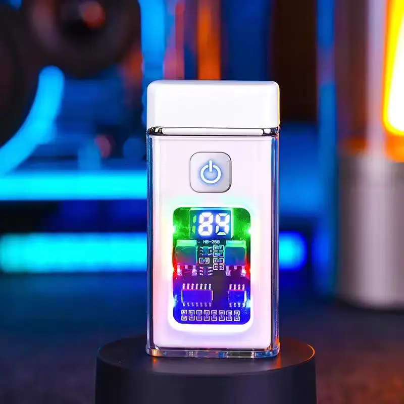 Fire Starter for Outdoor Camping Gadgets Stylish USB Rechargeable Electric Lighter Cool Windproof Dual Arc Plasma Lighter, Smok