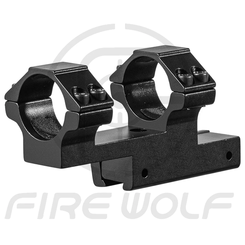 FIRE WOLF Extended DIY 25.4mm Ring 11mm Dovetail Rail Z Type Scope Mount Fit For Rifle Scope Hunting