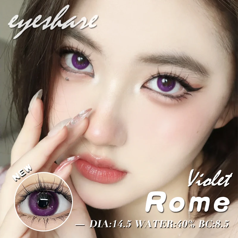 EYESHARE 1 Pair New Colored Contact Lenses for Eyes Brown Lenses Gray Contacts Blue Lenses Big Eye Lenses Natural Fashion Lenses