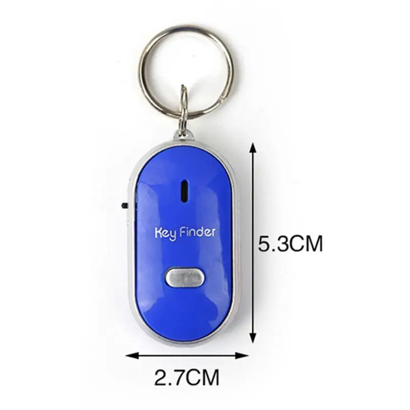 Mini Antilost Whistle Key Finder Flashing Beeping Remote Kids Key Bag Wallet Locators Child Alarm Reminder Drop Shipping