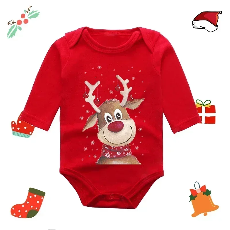 Cotton Romper Baby Bodysuit Summer Jumpsuit Baby Jumpsuit Baby Clothing Infant Newborn My First Christmas Rompers