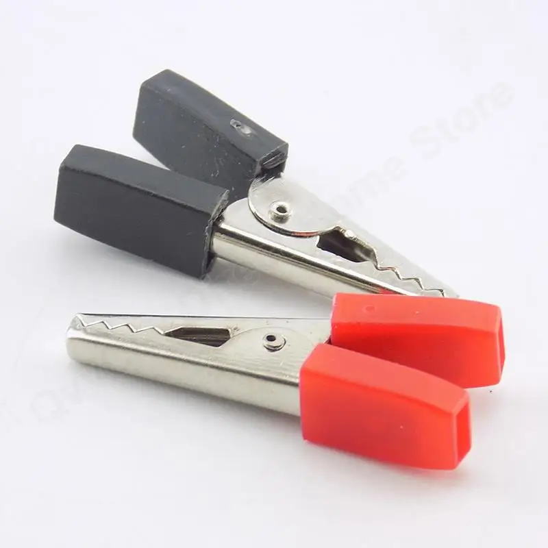 Alligator Clips Crocodile Terminal Test Electrical Battery Crocodile Clamp 35mm 50mm 10pcs Red Black