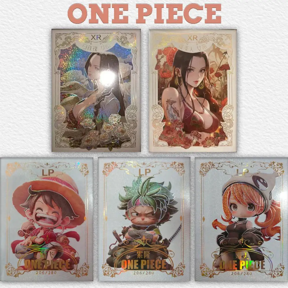 

Anime ONE PIECE XR GP QR LP series collection card Monkey D. Luffy Boa Hancock Christmas birthday gift Entertainment toys