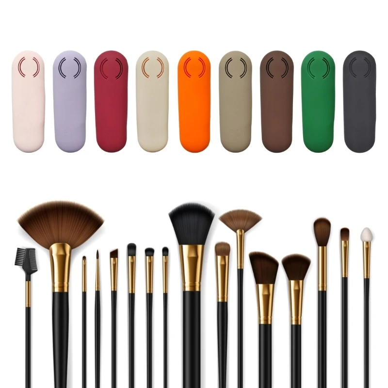 

Silicone Makeup Brush Holder Makeup Brush Travel Makeup Brush Holder Drop Shipping