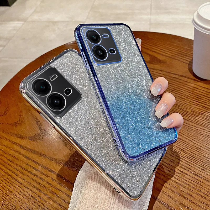 Square Liquid Silicone Phone Case with Full Lens Protection