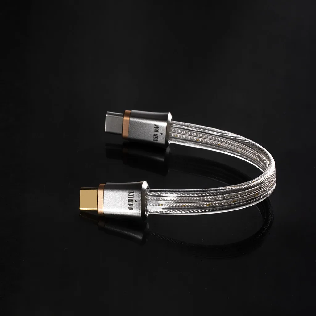 DD DdHiFi TC19CC (Comet) フラッグシップ純銀 USB-C to USB-C OTG