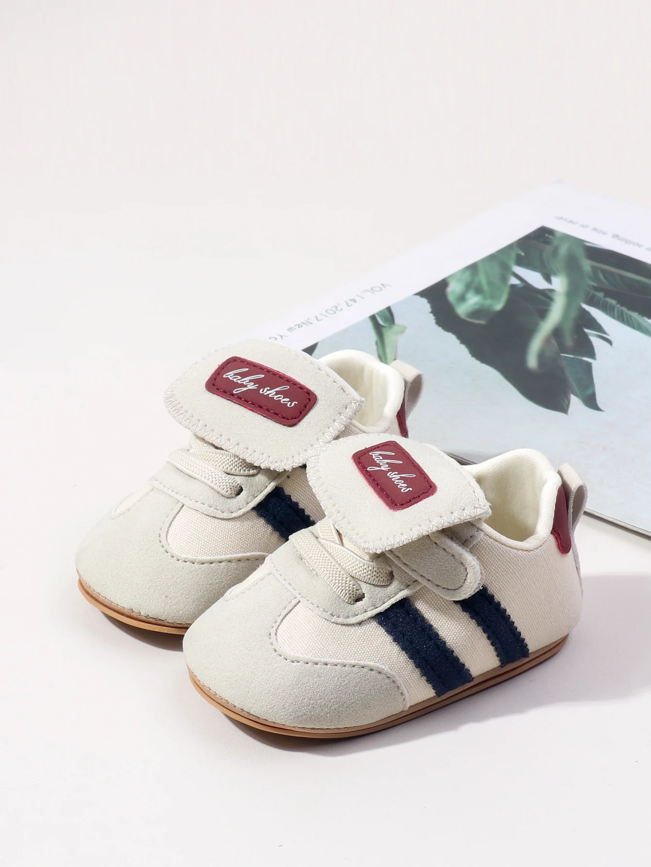 2025, Frühling und Herbst, für Babys, Mädchen und Jungen, lässige Turnschuhe, TPR-Sohle, PU-Leder, Klettverschluss, Schuhe für Neugeborene, erste Wanderer – Detail 12