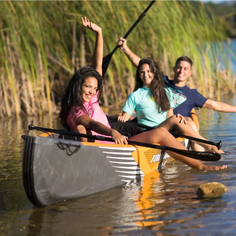 inflatable boat kayak TOMAHAWK AIR C 3 person drop stitch 7cm material dinghy raft canoe 3 air chamber outdoor sport 2