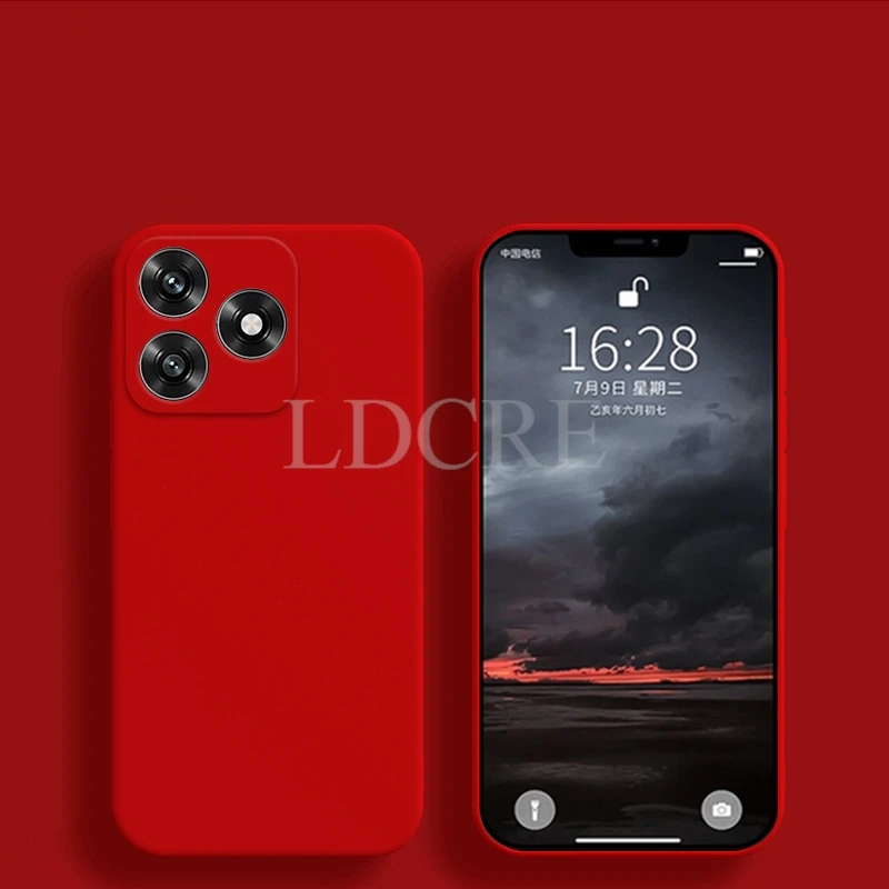 Für Honor X5C Plus Hülle Flüssigsilikonhülle Honor X5C Plus Hülle TPU Plain Rubber Phone Protector Case Honor X5C Plus Cover – Detail 16