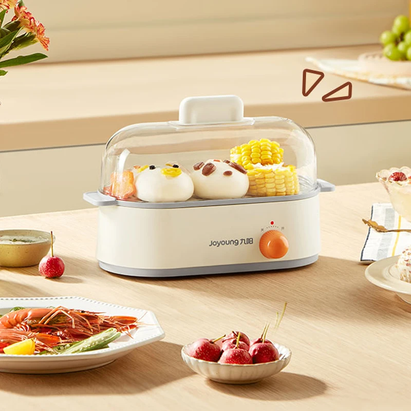 Mini electric steamer household multifunctional stainless steel small capacity single layer breakfast machine