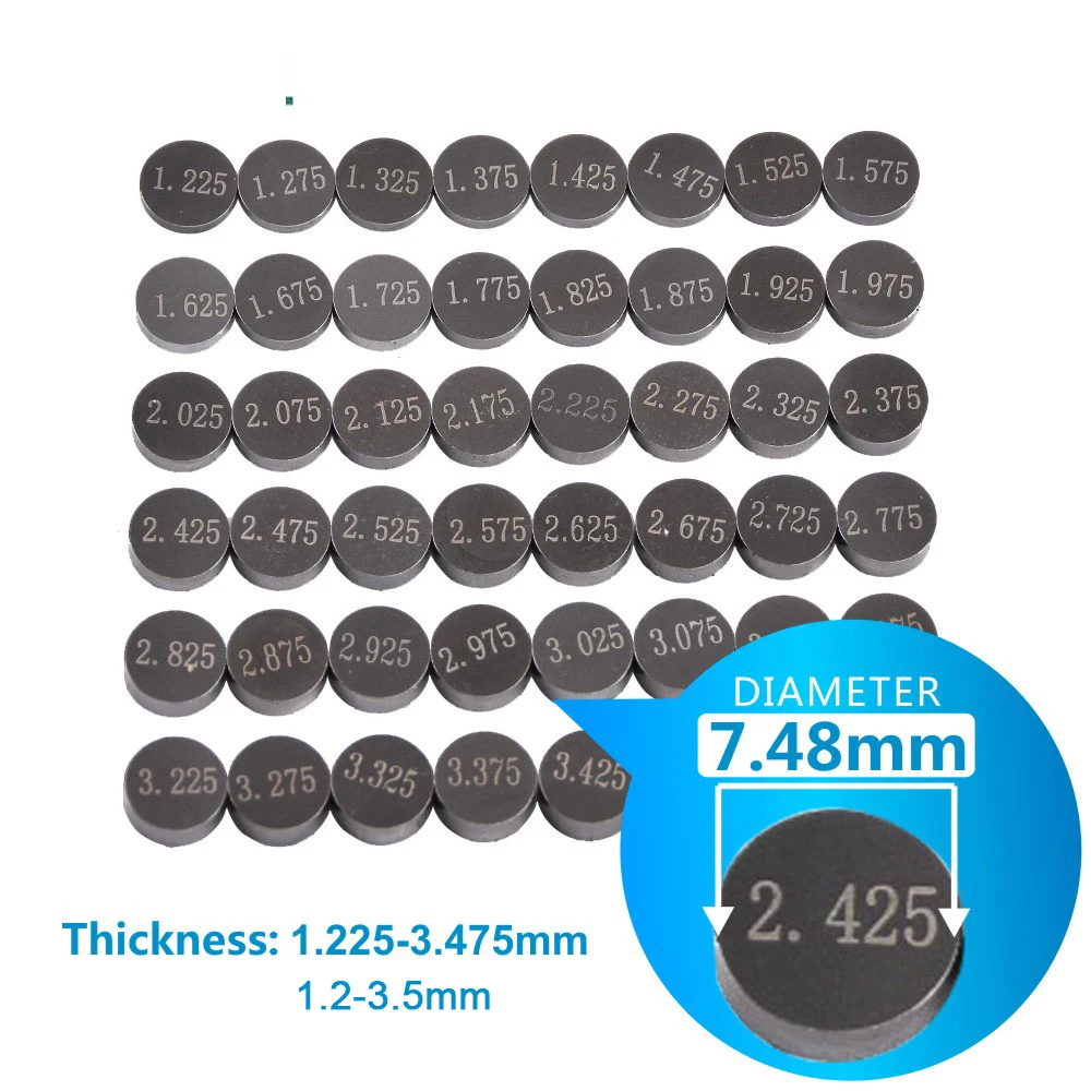 

Diameter 7.48mm Motorcycle Adjustable Valve Shim Gasket Pad Kit Shims For Suzuki RMZ250 RMZ 250 SV650 SV650A SV650SA ABS SV 650