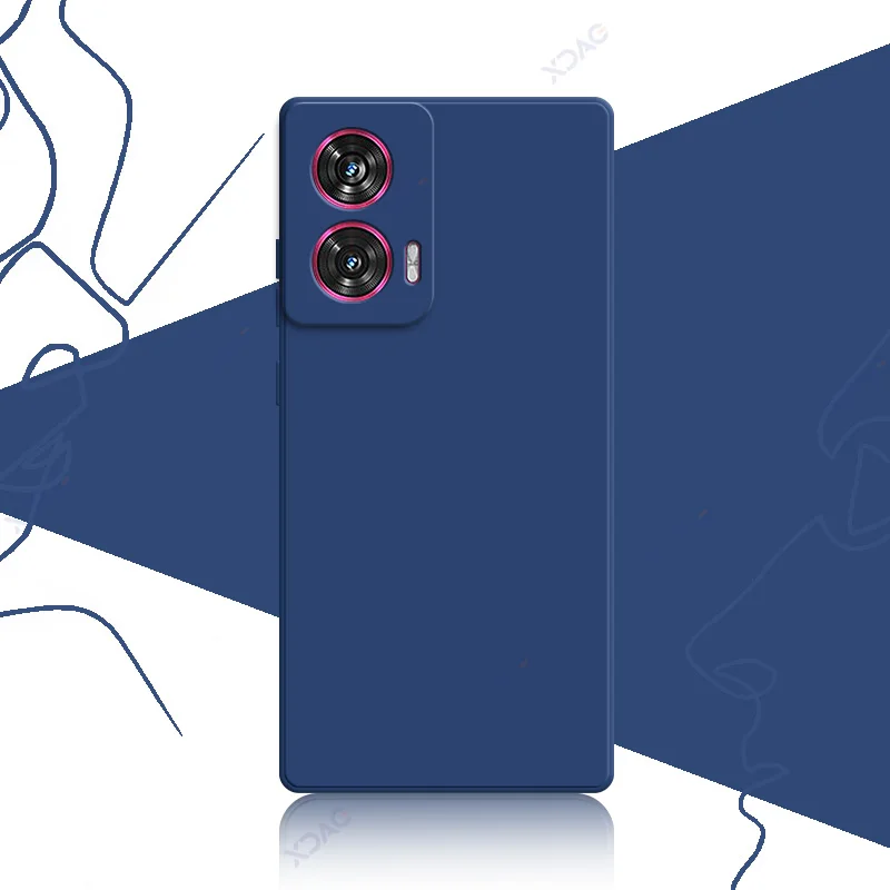Luxury Dual Liner Protective Case - Full Shockproof Square Liquid Silicone Cover