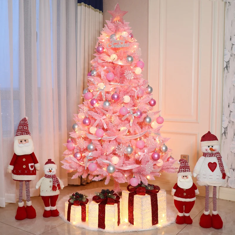 CherryBlossomPinkChristmasTreePackageLuxuryDecorationNewYear