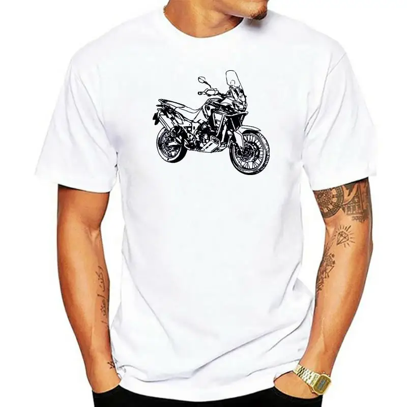 

2023 Hot sale Fashion Africa Twin T-Shirt mit Grafik AfricaTwin Tee shirt