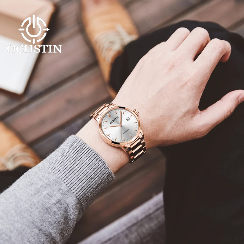 Ochstin New 2024 Master Series Casual minimalist Style Waterproof Watch Mechanical Movement Men's Mechanical Watch