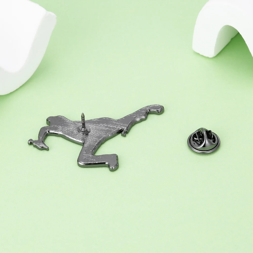 هانريش-بروش طبيب وممرضة مضحك ، دبوس مينا كرتوني طب...