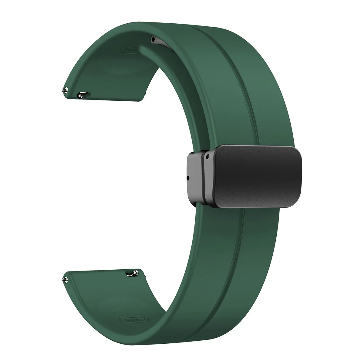 Versatile Silicone Magnetic Smartwatch Bracelet - Available in Multiple Sizes