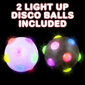 LED Glowing Dog Ball – Flashing Elastic Light Toy for Cats & Small Dogs 1