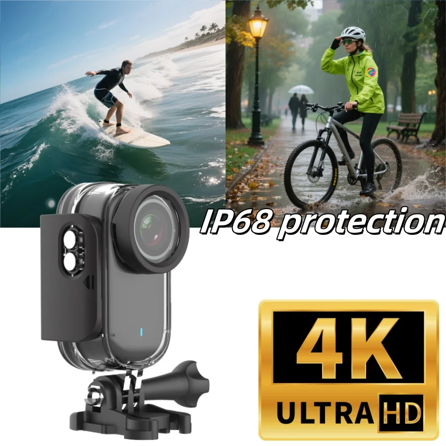 4K Thumb Camera IP68 Waterproof And Dustproof for Outdoor Cycling ...