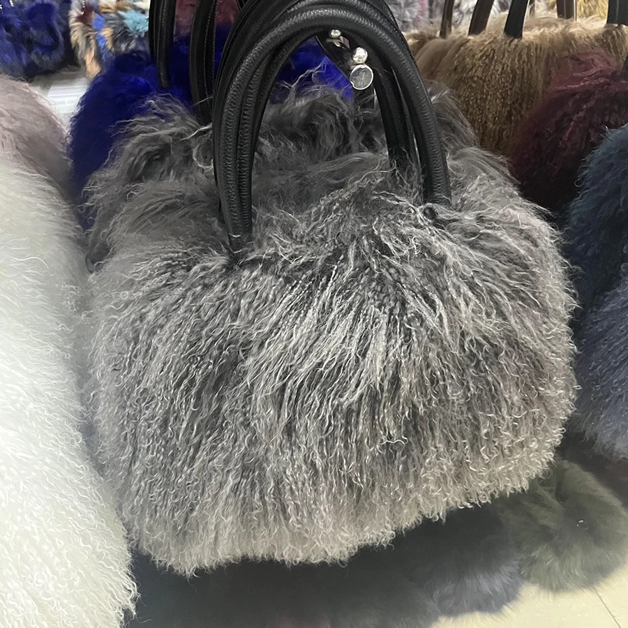 

Bags For Women 2023 New Luxury Handbags Natural Sheep Bag Female Party Gift New In Handbag Popular