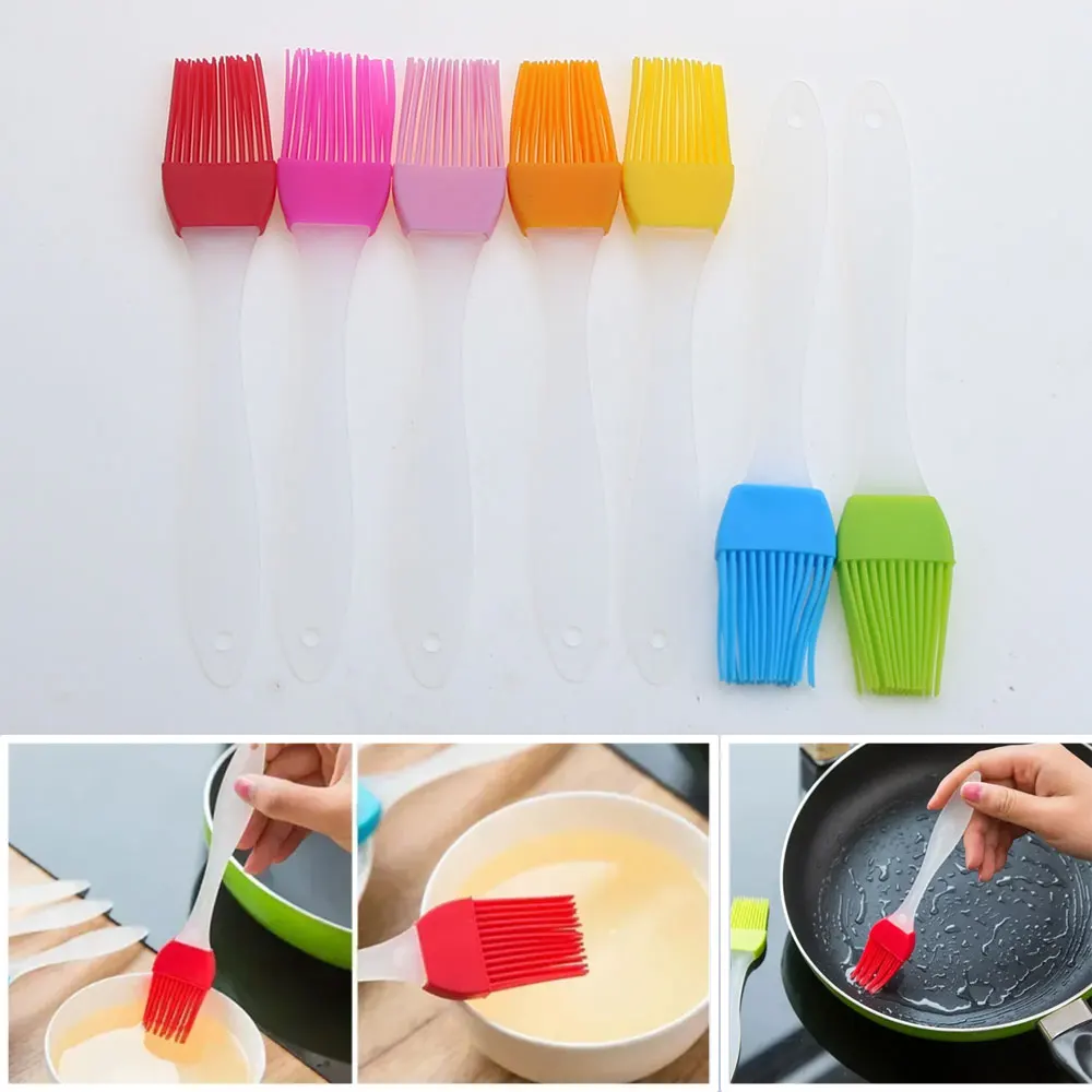 High Temperature Resistant Silicone Barbecue Oil Brush Baking Barbecue Brush Cake Cream BBQ Baking Tools