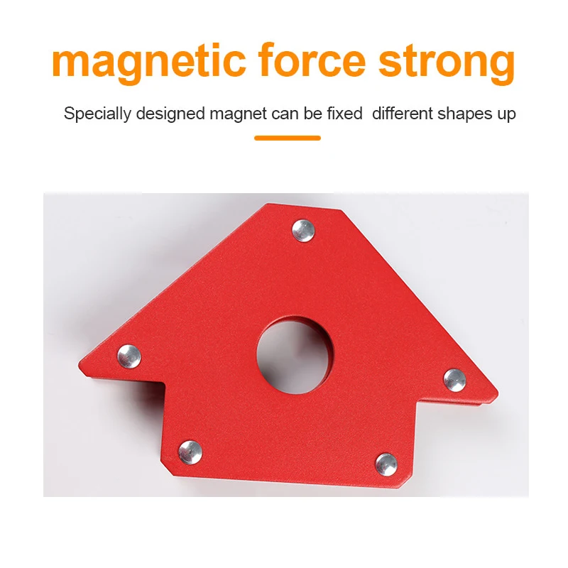 1 Pcs 25lbs Square Welded Holder Welding Magnetic Holder Strong Magnet Angle Arrow Soldering Locator Magnet Welding