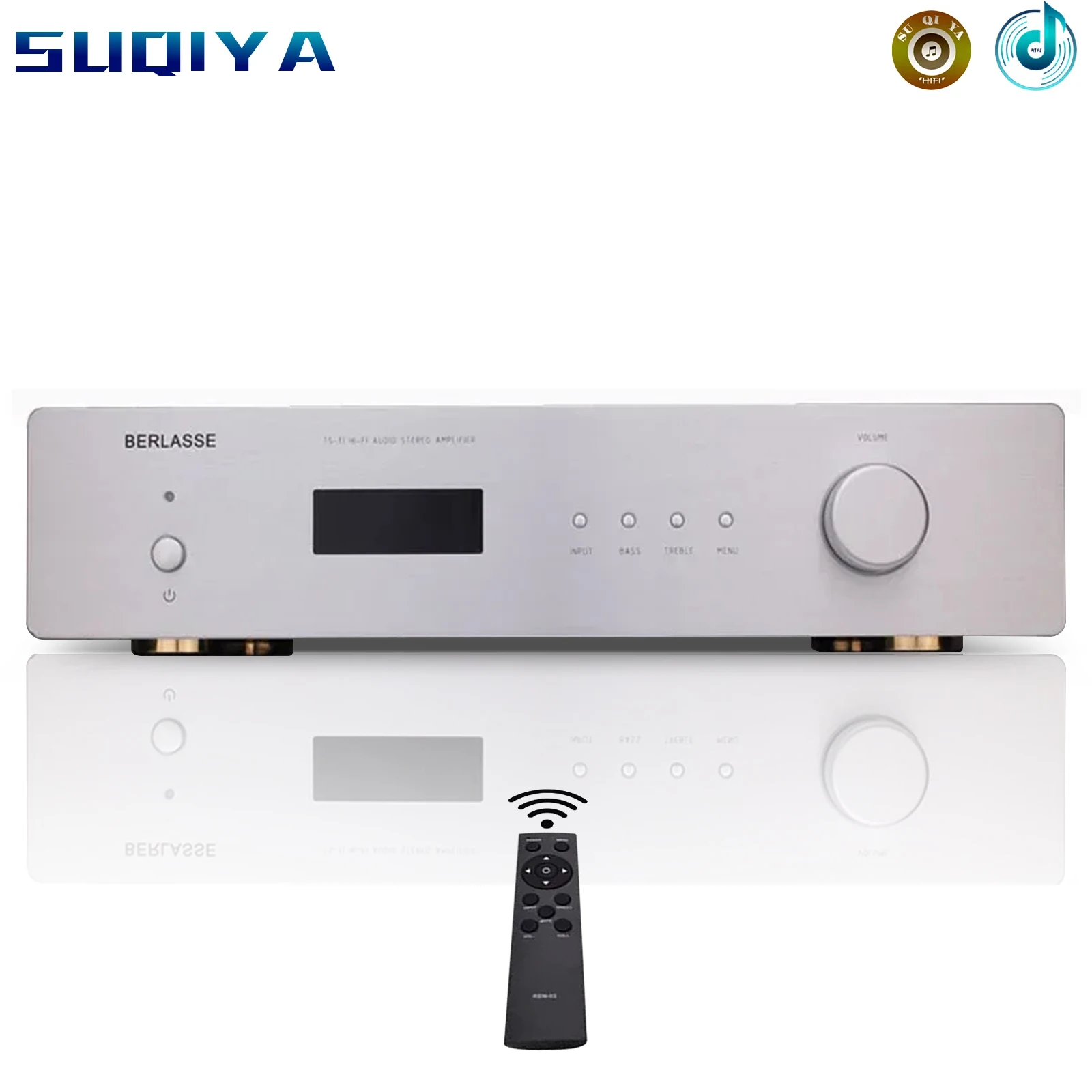 

120w*2 2-channel Stereo Amplifier High Power Supports Bluetooth 5.0 Fiber Coaxial Input JRC5532 HIFI Subwoofer Amplifier Audio